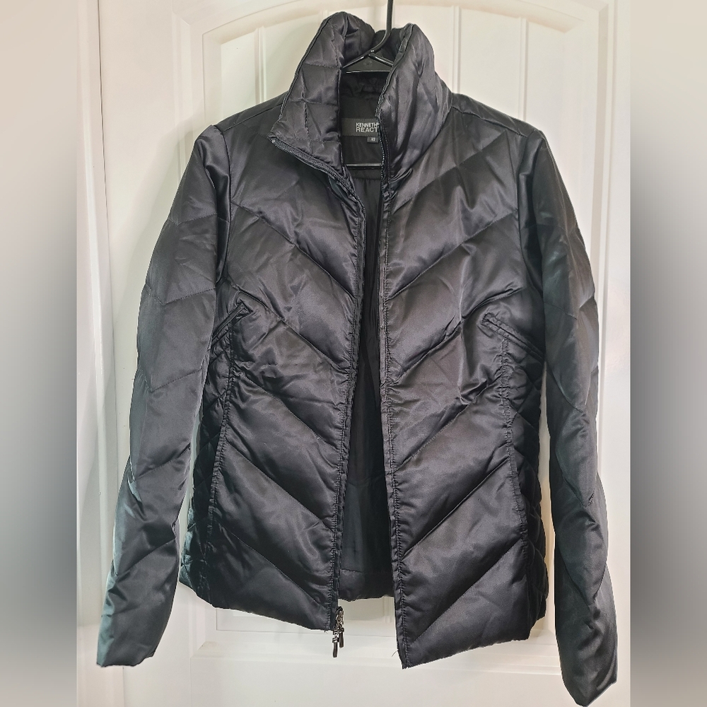 Kenneth Cole Reaction Puffer Jacket Women's - Picture 4 of 4